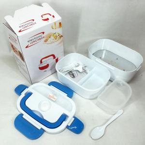 Ланч бокс електричний із підігрівом Lunch Heater 220 V Pro, ланч бокс від мережі Blue