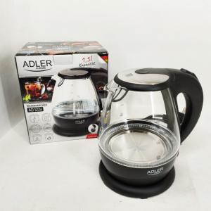 Чайник електричний скляний Adler AD 1224 1.5л 1850Вт