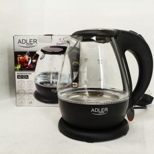 Чайник електричний скляний Adler AD 1224 1.5л 1850Вт