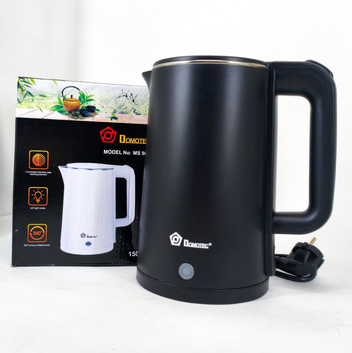 Електрочайник Domotec MS-5028 1.8л 1800Вт