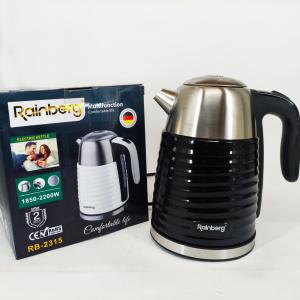 Чайник електричний Rainberg RB-2315 1.8л 2200Вт Black