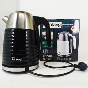 Чайник електричний Rainberg RB-2315 1.8л 2200Вт Black