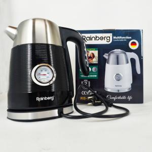 Чайник електричний з датчиком температури Rainberg RB-2314 Black