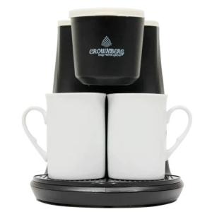 Крапельна електрична кавоварка для дому на 2 чашки Crownberg CB-1568 500Вт