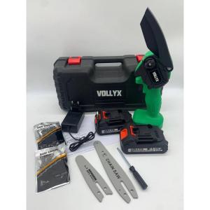 Акумуляторна міні пила VOLLYX 2in1 з двома акумуляторами та двома шинами