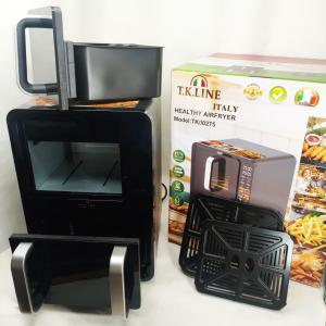 Двокамерна аерофритюрниця T.K.Line TK00275 12л і 6л потужність 5200Вт + 2000Вт