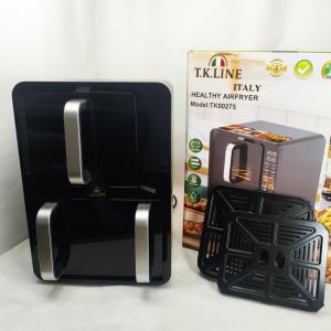 Двокамерна аерофритюрниця T.K.Line TK00275 12л і 6л потужність 5200Вт + 2000Вт