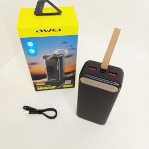 Зовнішній акумулятор Power bank Awei PA-12 30000mAh PD22,5W швидка зарядка