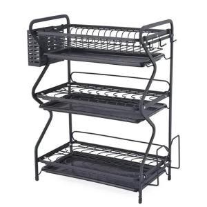 Сушарка для посуду Edenberg EB-17987 триярусна Black
