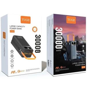 Павербанк 30000мА·ч зовнішній акумулятор Type-C PD до 22.5W портативний зарядний пристрій TUGII Y103