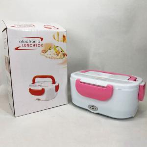 Ланч бокс електричний із підігрівом Lunch Heater 220 V Pro, ланч бокс від мережі Pink