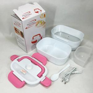 Ланч бокс електричний із підігрівом Lunch Heater 220 V Pro, ланч бокс від мережі Pink