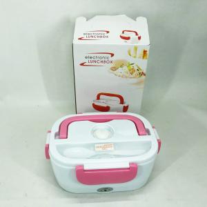 Ланч бокс електричний із підігрівом Lunch Heater 220 V Pro, ланч бокс від мережі Pink