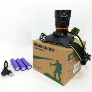 Супер потужний ліхтар налобний Police BL-A14-3-P90 MICRO USB, потужний налобний ліхтар для риболовлі наголовний