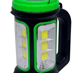 Кемпінговий ліхтар XBL 818C-3W+COB, Ліхтарик акумуляторний кемпінговий, Ліхтар-світильник. Колір: зелений
