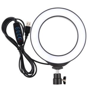 Кільцева лампа 16 см (USB, 5Вт, 3200-5500К)