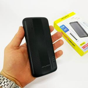 Power Bank Awei P20K 10000 mah Портативне зарядне УМБ 2xUSB чорний