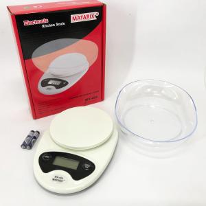 Ваги кухонні Matarix MX-404 Електронні З Чашею Кухонні до 7 кг Кухонні ваги для зважування продуктів