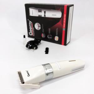 Акумуляторна машинка для стрижки волосся Gemei GM-6042, підстригальна машинка White