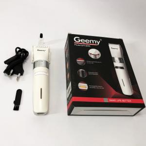 Акумуляторна машинка для стрижки волосся Gemei GM-6042, підстригальна машинка White