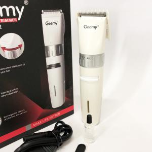 Акумуляторна машинка для стрижки волосся Gemei GM-6042, підстригальна машинка White