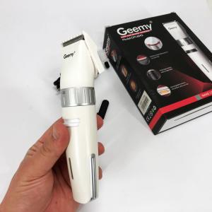 Акумуляторна машинка для стрижки волосся Gemei GM-6042, підстригальна машинка White