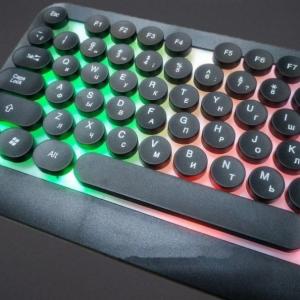 Комплект провідна клавіатура та мишка з LED підсвічуванням UKC HK-3970