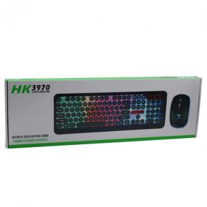 Комплект провідна клавіатура та мишка з LED підсвічуванням UKC HK-3970