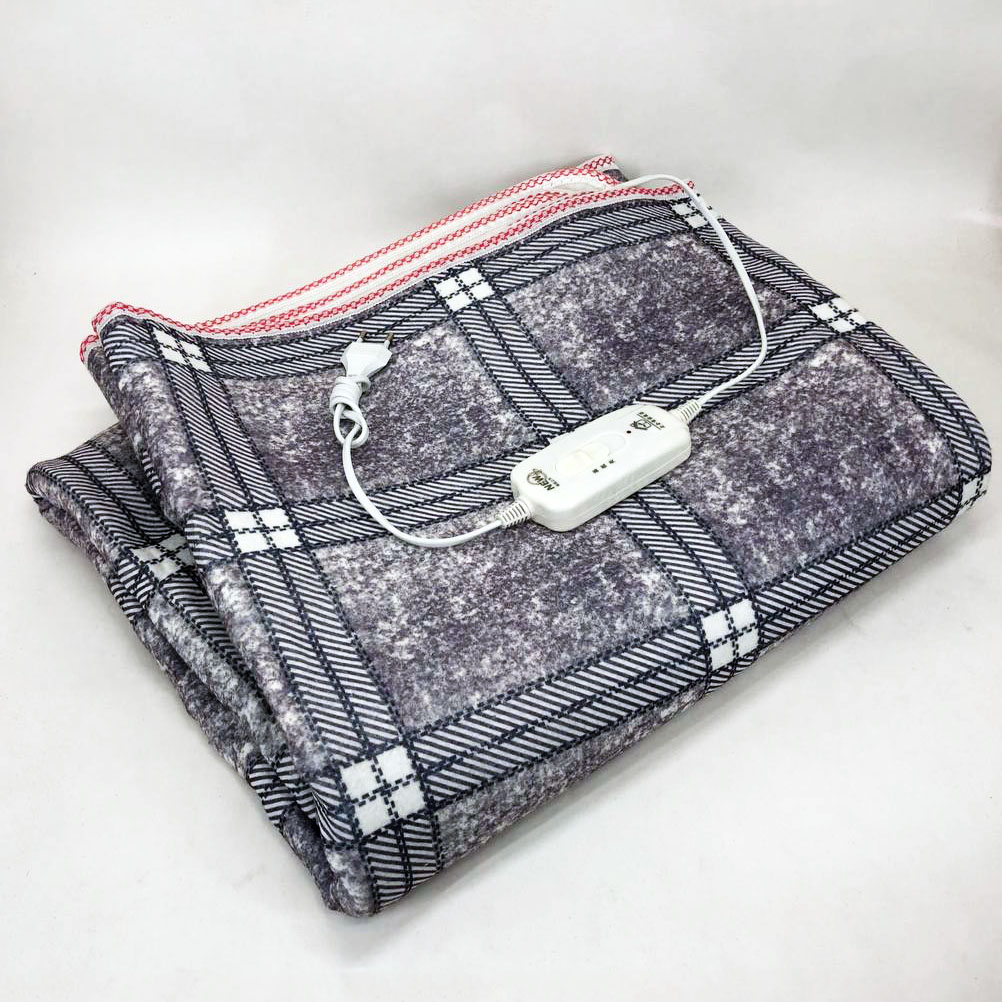 Електропростирадло електричне простирадло з підігрівом Electric Blanket 70х150см Gray