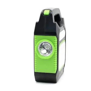 Ліхтар переносний JY-978D-LED+12COB, power bank, ліхтар світлодіодний прожектор. Колір: зелений