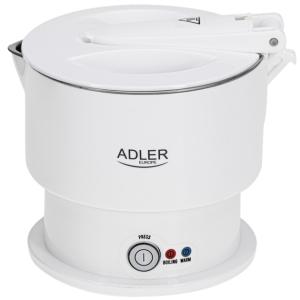 Силіконовий туристичний чайник Adler AD 1377 white 0,6L для подорожей