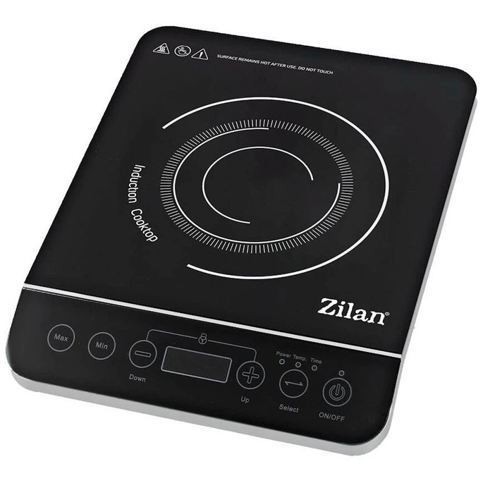 Настільна індукційна плита Zilan ZLN8078 Black для швидкого та безпечного готування