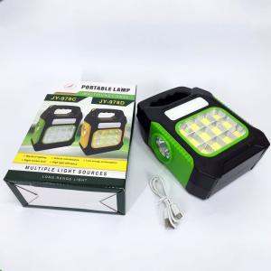 Ліхтар переносний JY-978D-LED+12COB, power bank, ліхтар світлодіодний прожектор. Колір: зелений