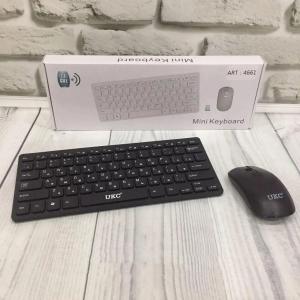 Бездротова клавіатура IOS з мишкою Keyboard Wireless 901. Колір: чорний