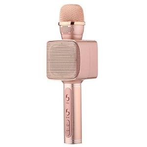 Караоке Мікрофон Magic Karaoke YS-68 Bluetooth Колонка 2в1 з голограмою LED Відлуння Мембраної Бездротової. Колір: рожевий