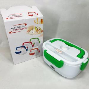 Ланч бокс електричний з підігрівом Lunch Heater 220 V Pro, Термос для їжі для дітей Green