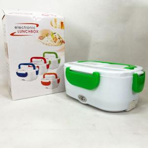 Ланч бокс електричний з підігрівом Lunch Heater 220 V Pro, Термос для їжі для дітей Green