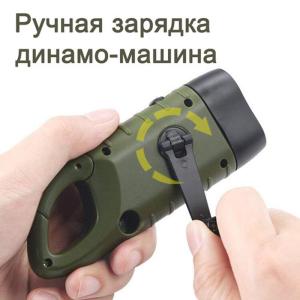 Ліхтар для кемпінгу LS-015-3х0.5W, вбудований акумулятор, сонячна батарея, ручна зарядка