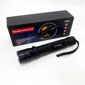 Багатофункціональний тактичний електро ліхтарик з відлякувачем Police BL-1102