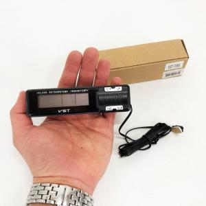 Годинник-термометр VST-7065 зовнішній і внутрішній датчик, Домашня метеостанція з гігрометром, Цифровий годинник