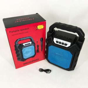 Бездротова портативна колонка Bluetooth YF-668BT. Колір: синій