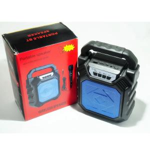 Бездротова портативна колонка Bluetooth YF-668BT. Колір: синій