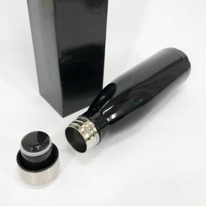 Туристичний термос пляшка UNIQUE UN-1022 500 мл для чаю кави холодних та гарячих напоїв. Колір: чорний