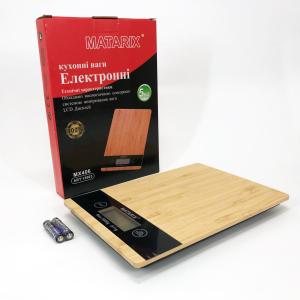 Ваги кухонні MATARIX MX-406 5кг Wood, Кухонні ваги для приготування страв, Ваги для домашньої кухні