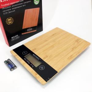Ваги кухонні MATARIX MX-406 5кг Wood, Кухонні ваги для приготування страв, Ваги для домашньої кухні