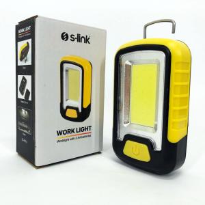 Міні-прожектор S-link SL-F673 (працює на батарейках) з магнітом, світлодіодний ліхтар для кемпінгу