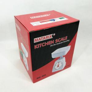 Ваги кухонні механічні MATARIX MX-405 5 кг, ваги харчові, ваги зі знімною чашею Blue