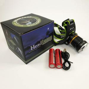 Налобний ліхтар Bailong BL-A7-P50, zoom, microUSB, 2х18650, 3 режими, надпотужний ліхтар налобний