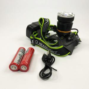 Налобний ліхтар Bailong BL-A7-P50, zoom, microUSB, 2х18650, 3 режими, надпотужний ліхтар налобний
