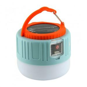 Ліхтар кемпінг переносний 509-20LED, power bank, Li-Ion акумулятор, сонячна батарея, ЗУ microUSB
